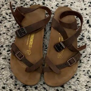 Birkenstock’s Tara oiled leather